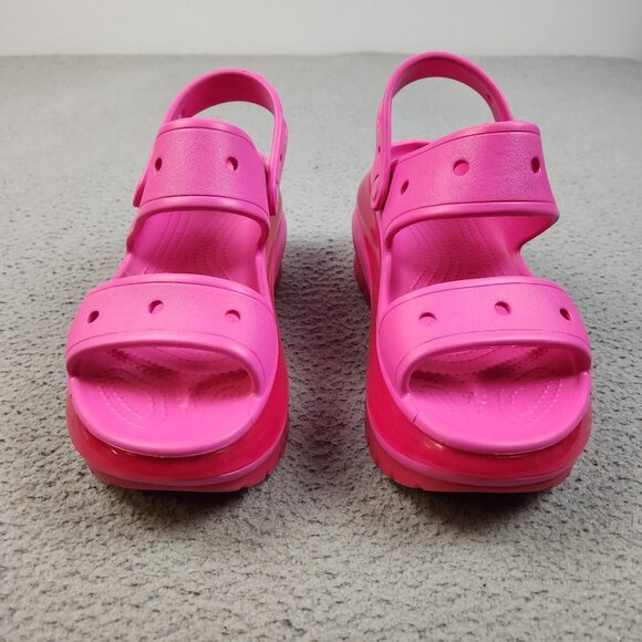 Crocs Classic Mega Crush Sandal Juice Pink High Women Size 8 Comfort 207989 6WQ - Picture 3 of 8